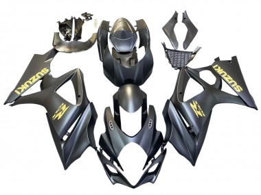Venta Carenados Moto Suzuki GSXR 1000 2007-2008 - Negro Mate Oro Calcomanía