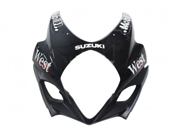 Venta Carenados Moto Suzuki GSXR 1000 2007-2008 - Negro Brillante Blanco West