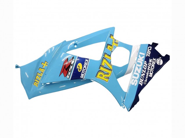 Venta Carenados Moto Suzuki GSXR 1000 2007-2008 - Azul Claro Amarillo Negro Motul Rizla