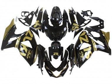 Venta Carenados Moto Suzuki GSXR 1000 2009-2016 - Negro Brillante Oro