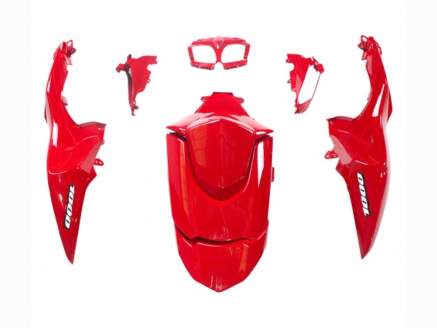 Venta Kits Carenado Moto Suzuki GSXR 1000 2009-2016 - Negro Brillante Rojo