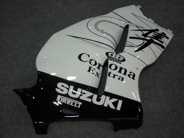Venta Carenados Moto Suzuki GSXR 1300 Hayabusa 1996-2007 - Blanco Negro Corona