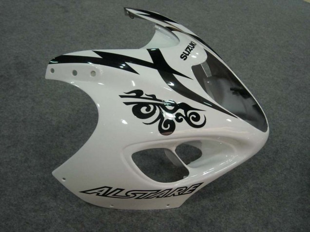 Venta Carenados Moto Suzuki GSXR 1300 Hayabusa 1996-2007 - Blanco Negro Corona