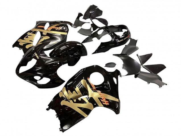 Venta Carenados Moto Suzuki GSXR 1300 Hayabusa 1996-2007 - Negro Brillante Oro Hayabusa