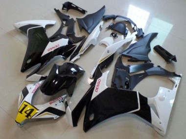 Venta Carenados Moto Honda CBR500R 2013-2015 - Blanco Amarillo Negro Brillante DENSO