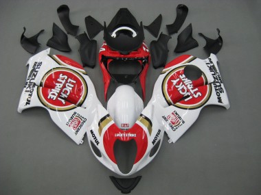 Venta Carenados Moto Suzuki GSXR 1300 Hayabusa 1996-2007 - Blanco Rojo Motul