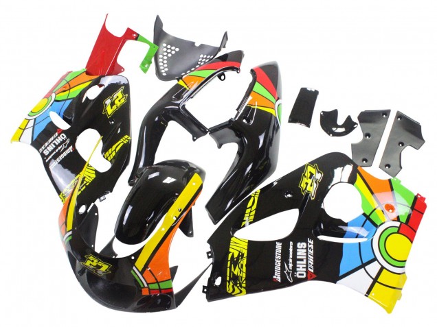 Venta Carenados Moto Suzuki GSXR 600 / GSXR 750 1996-2000 - Negro Multicolor 27
