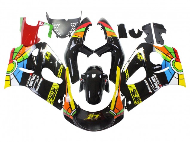 Venta Carenados Moto Suzuki GSXR 600 / GSXR 750 1996-2000 - Negro Multicolor 27