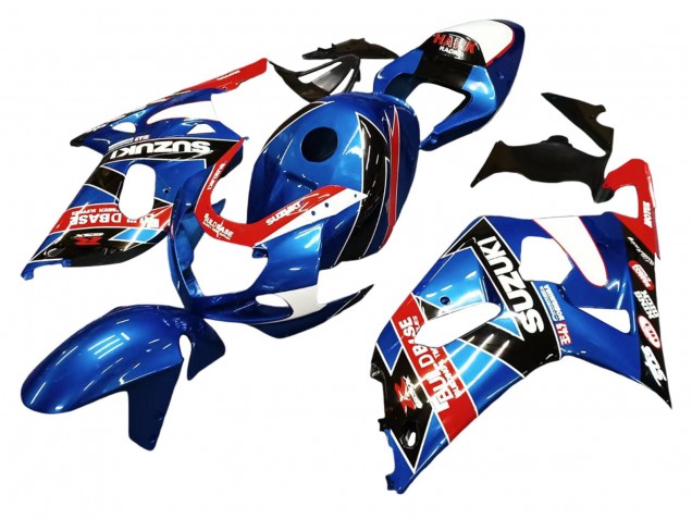 Venta Carenados Moto Suzuki GSXR 600 / GSXR 750 2001-2003 - Azul Rojo Carrera