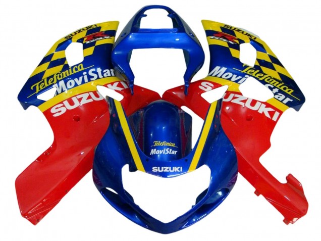 Venta Carenados Moto Suzuki GSXR 600 / GSXR 750 2001-2003 - Azul Rojo Amarillo