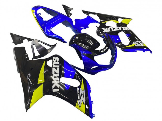 Venta Carenados Moto Suzuki GSXR 600 / GSXR 750 2001-2003 - Azul Amarillo Negro Brillante