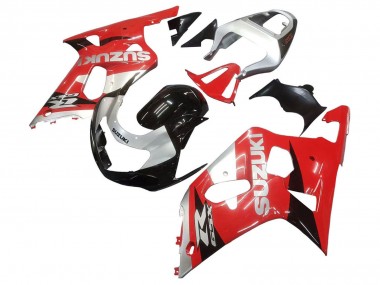 Venta Carenado Moto Suzuki GSXR 600 / GSXR 750 2001-2003 - Rojo Blanco Negro Brillante
