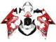 Venta Carenado Moto Suzuki GSXR 600 / GSXR 750 2001-2003 - Rojo Blanco Negro Brillante
