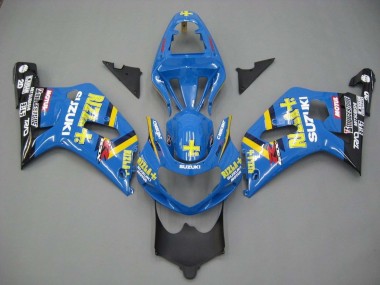 Venta Carenados Moto Suzuki GSXR 600 / GSXR 750 2001-2003 - Azul Amarillo Negro Motul Rizla