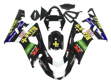 Venta Carenados Moto Suzuki GSXR 600 / GSXR 750 2001-2003 - Negro Brillante Verde Blanco Amarillo Rizla