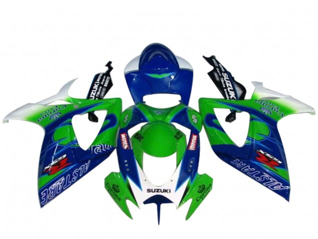 Venta Carenados Moto Suzuki GSXR 600 / GSXR 750 2004-2005 - Blanco Azul Verde