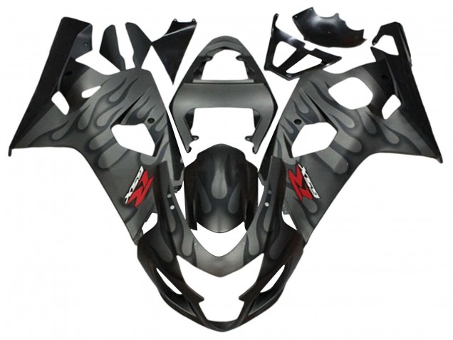 Venta Carenados Moto Suzuki GSXR 600 / GSXR 750 2004-2005 - Gris Negro Llama