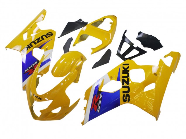 Venta Carenado Moto Suzuki GSXR 600 / GSXR 750 2004-2005 - Amarillo Blanco Azul Negro