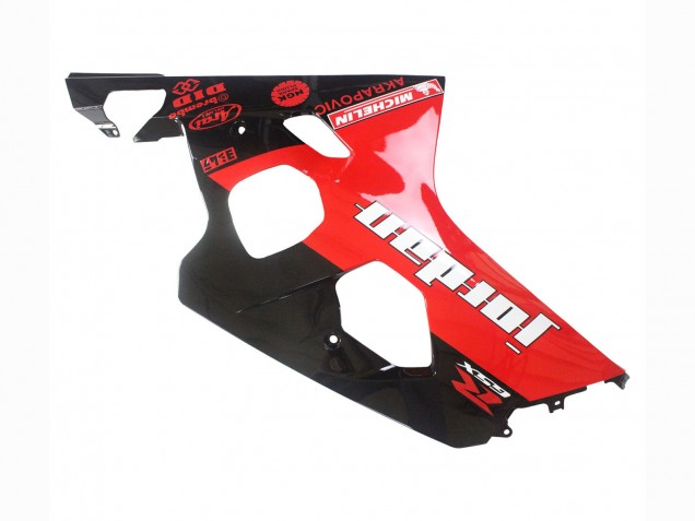 Venta Carenados Moto Suzuki GSXR 600 / GSXR 750 2004-2005 - Negro Brillante Rojo Jordan Michelin