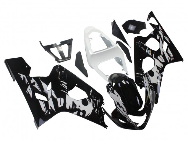 Venta Carenado Moto Suzuki GSXR 600 / GSXR 750 2004-2005 - Blanco Negro