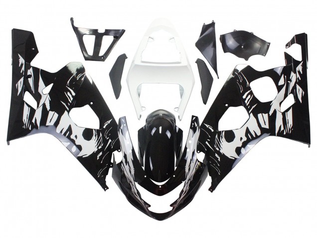 Venta Carenado Moto Suzuki GSXR 600 / GSXR 750 2004-2005 - Blanco Negro