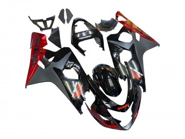 Venta Carenados Moto Suzuki GSXR 600 / GSXR 750 2004-2005 - Negro Gris Rojo