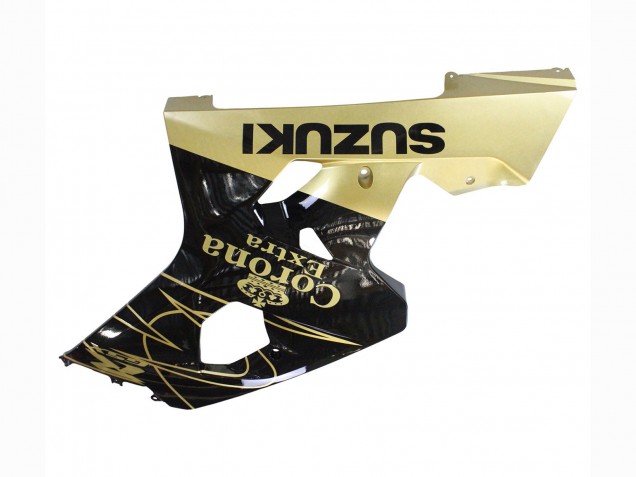 Venta Carenados Moto Suzuki GSXR 600 / GSXR 750 2004-2005 - Negro Brillante Oro Corona