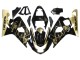 Venta Carenados Moto Suzuki GSXR 600 / GSXR 750 2004-2005 - Negro Brillante Oro Corona