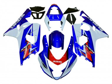 Venta Carenado Moto Suzuki GSXR 600 / GSXR 750 2004-2005 - Blanco Azul Rojo