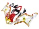 Venta Carenados Moto Suzuki GSXR 600 / GSXR 750 2004-2005 - Blanco Rojo Amarillo Michelin Texaon Heron 7