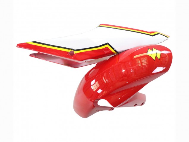 Venta Carenados Moto Suzuki GSXR 600 / GSXR 750 2004-2005 - Blanco Rojo Amarillo Michelin Texaon Heron 7