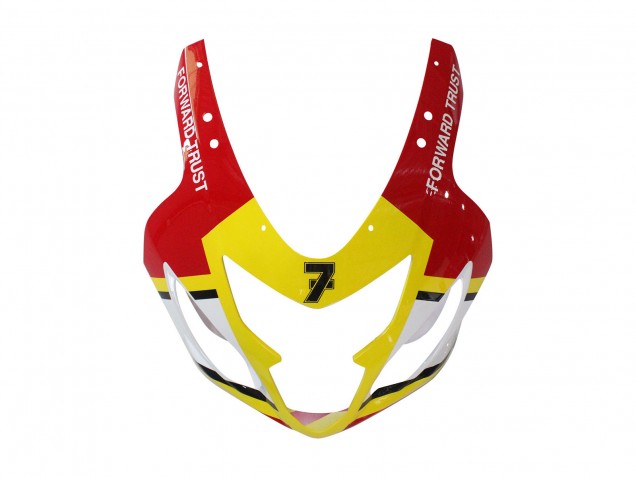Venta Carenados Moto Suzuki GSXR 600 / GSXR 750 2004-2005 - Blanco Rojo Amarillo Michelin Texaon Heron 7