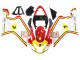 Venta Carenados Moto Suzuki GSXR 600 / GSXR 750 2004-2005 - Blanco Rojo Amarillo Michelin Texaon Heron 7