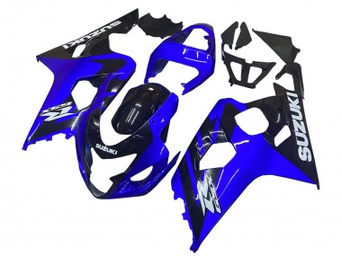 Venta Carenados Moto Suzuki GSXR 600 / GSXR 750 2004-2005 - Azul Negro Blanco Calcomanía