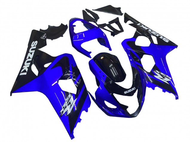 Venta Carenados Moto Suzuki GSXR 600 / GSXR 750 2004-2005 - Azul Negro Blanco Calcomanía