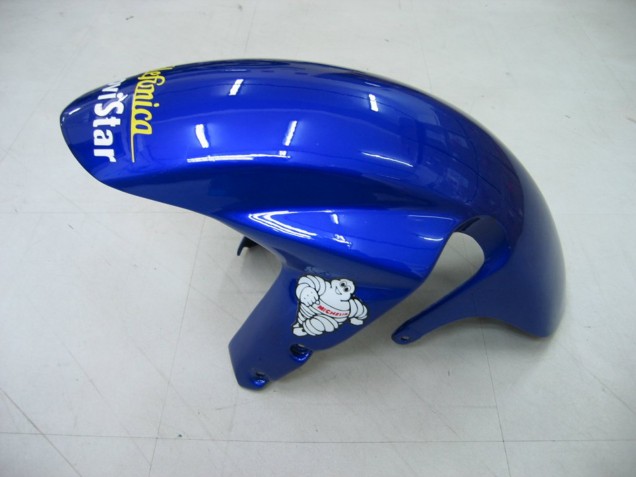 Venta Carenados Moto Suzuki GSXR 600 / GSXR 750 2004-2005 - Azul Blanco Amarillo Verde Telefumica Motul MoviStar