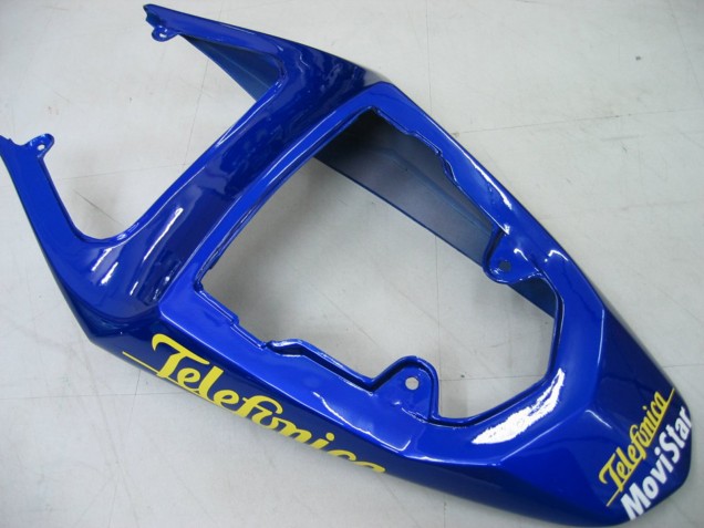 Venta Carenados Moto Suzuki GSXR 600 / GSXR 750 2004-2005 - Azul Blanco Amarillo Verde Telefumica Motul MoviStar