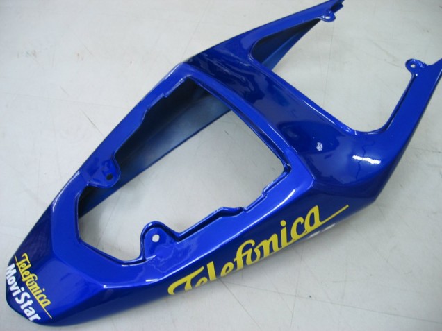Venta Carenados Moto Suzuki GSXR 600 / GSXR 750 2004-2005 - Azul Blanco Amarillo Verde Telefumica Motul MoviStar