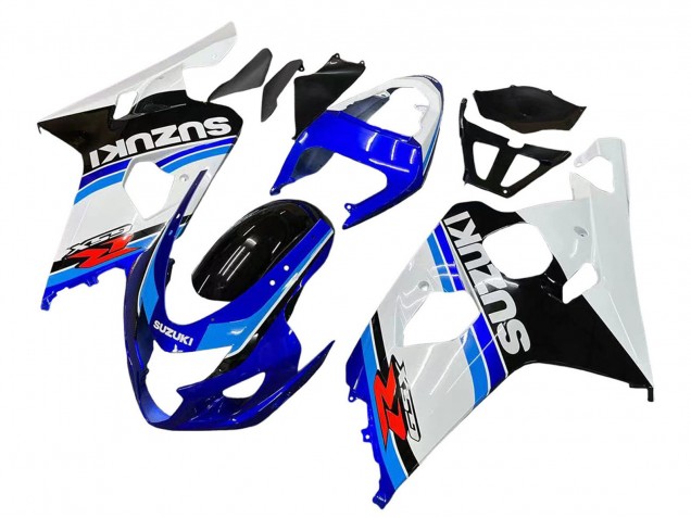 Venta Carenado Moto Suzuki GSXR 600 / GSXR 750 2004-2005 - Blanco Azul Negro Rojo