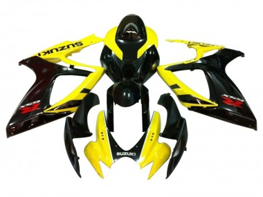 Venta Carenados Moto Suzuki GSXR 600 / GSXR 750 2006-2007 - Amarillo Negro Brillante Rojo