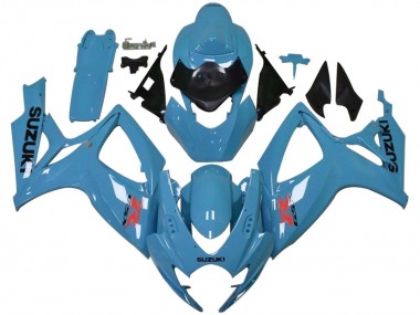 Venta Carenados Moto Suzuki GSXR 600 / GSXR 750 2006-2007 - Azul Claro Negro Rojo