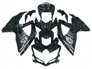 Venta Carenados Moto Suzuki GSXR 600 / GSXR 750 2006-2007 - Negro Brillante Gris Blanco