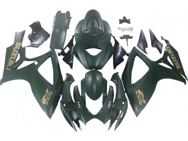 Venta Carenados Moto Suzuki GSXR 600 / GSXR 750 2006-2007 - Verde Militar Mate