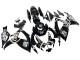 Venta Carenados Moto Suzuki GSXR 600 / GSXR 750 2006-2007 - Negro Brillante Blanco Motul Lucky Strike