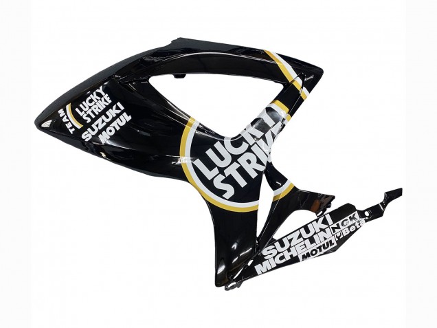 Venta Carenados Moto Suzuki GSXR 600 / GSXR 750 2006-2007 - Negro Brillante Blanco Motul Lucky Strike