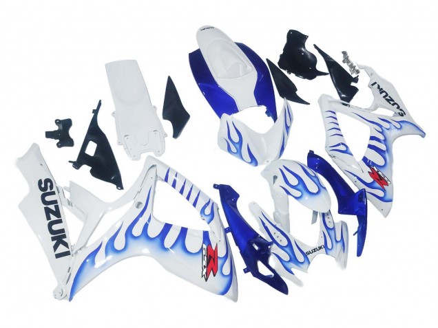 Venta Carenados Moto Suzuki GSXR 600 / GSXR 750 2006-2007 - Blanco Azul Llama