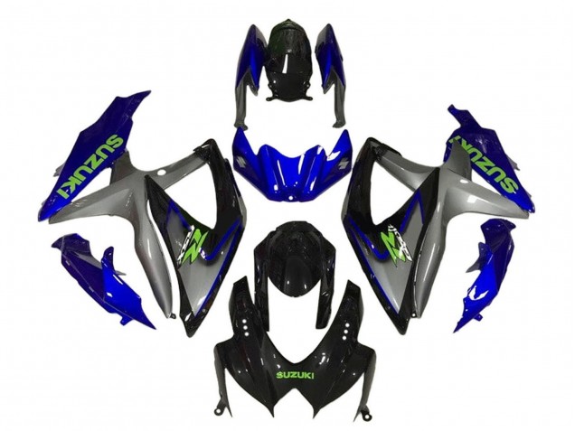 Venta Carenados Moto Suzuki GSXR 600 / GSXR 750 2008-2010 - Azul Gris Negro Brillante Verde