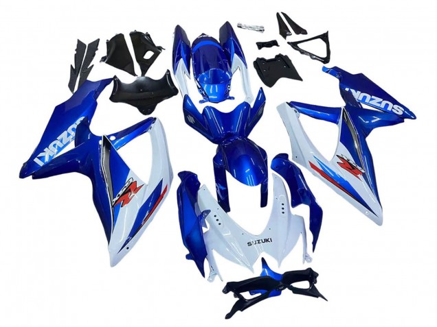 Venta Kits Carenado Moto Suzuki GSXR 600 / GSXR 750 2008-2010 - Azul Blanco Rojo