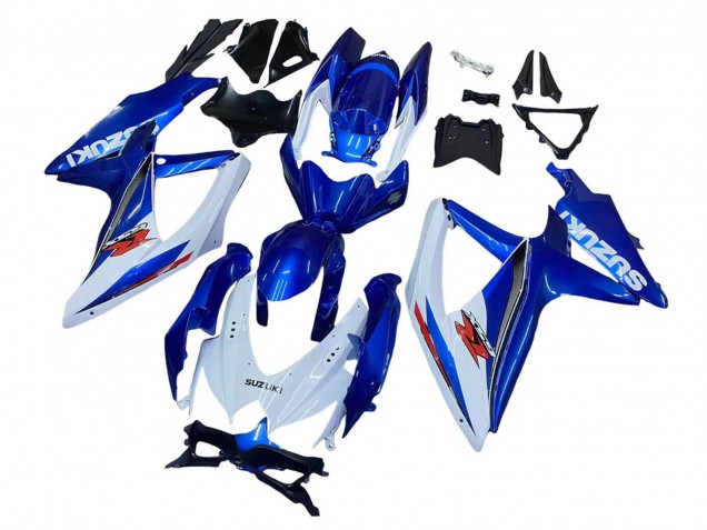 Venta Kits Carenado Moto Suzuki GSXR 600 / GSXR 750 2008-2010 - Azul Blanco Rojo