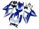 Venta Kits Carenado Moto Suzuki GSXR 600 / GSXR 750 2008-2010 - Azul Blanco Rojo